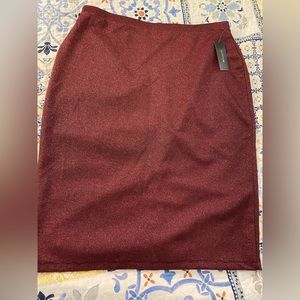 I Heart Ronson XL NWT Pink Metallic Pencil Skirt